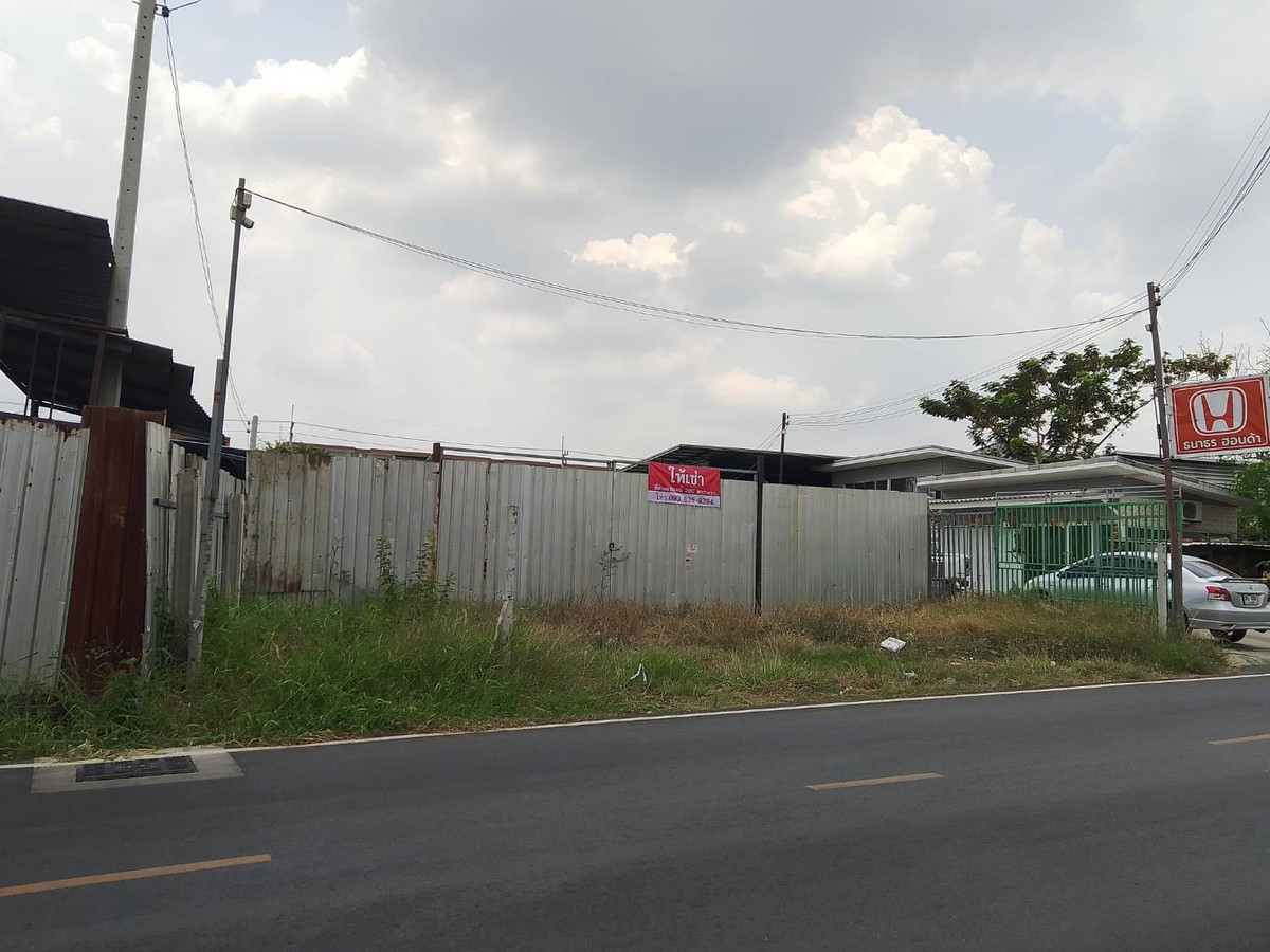 ให้เช่าที่ดินปทุมธานี รังสิต ธรรมศาสตร์ : ที่ดินให้เช่า  แปลง 200 ตารางวา คลองสาม ซอย 1/4 ติดถนนลาดยาง ทางไปโรงเรียนสวนกุหลาบ รังสิต