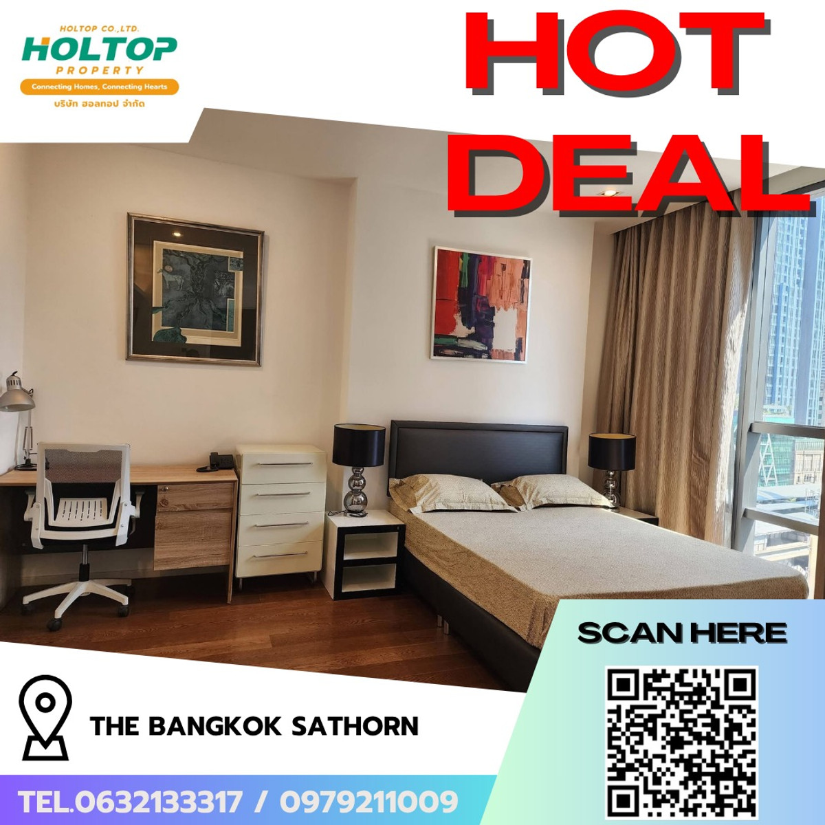 For RentCondoSathorn, Narathiwat : #R9688 🎉 220369 Condo for rent: The Bangkok Sathorn (Previous code R8725)
