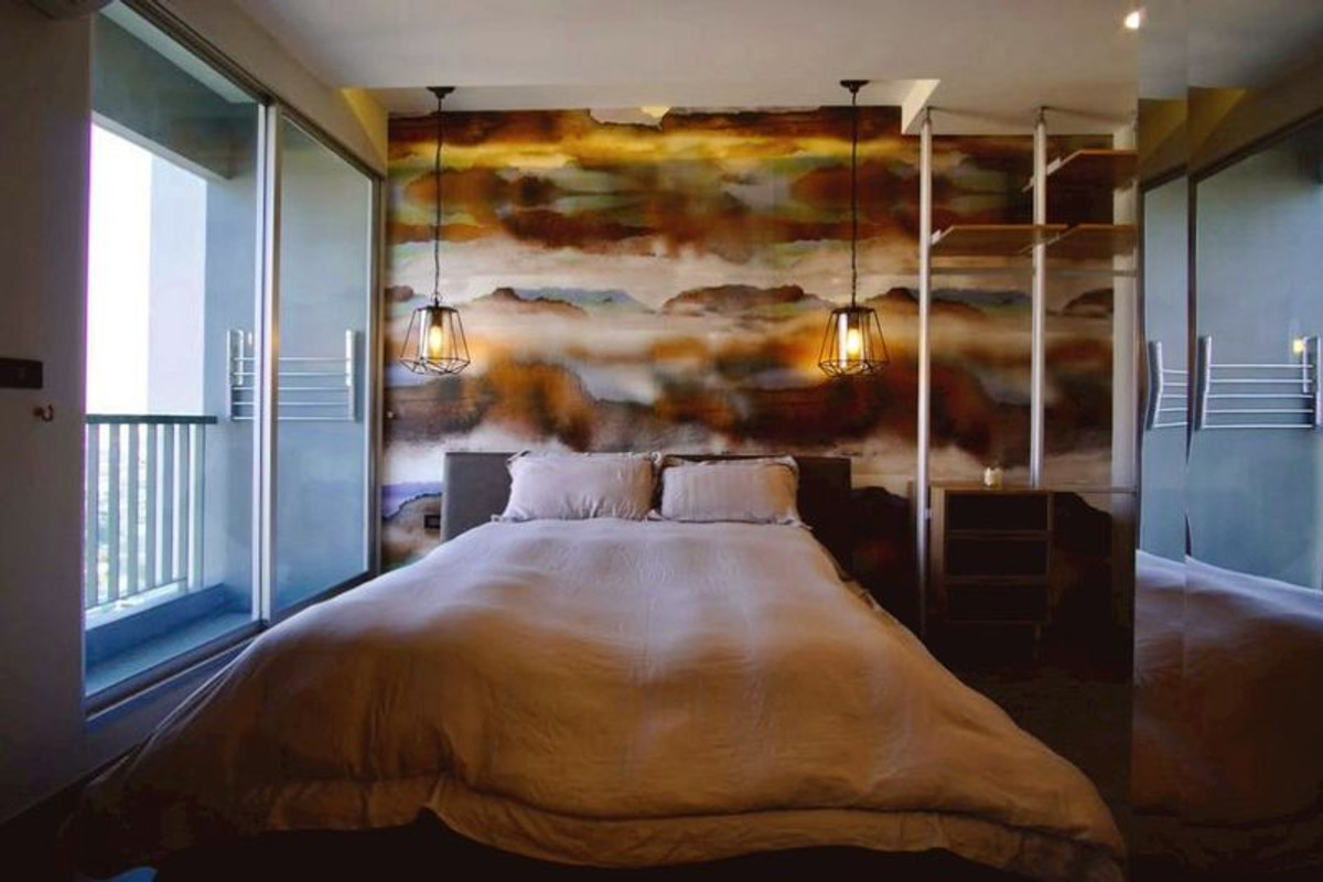 CondoSapankwai,Jatujak : Condo Rhythm Phahon-Ari, area 45.7 sq m, 1 bedroom, 28th floor, Samsen Nai Subdistrict, Phaya Thai District, Bangkok.