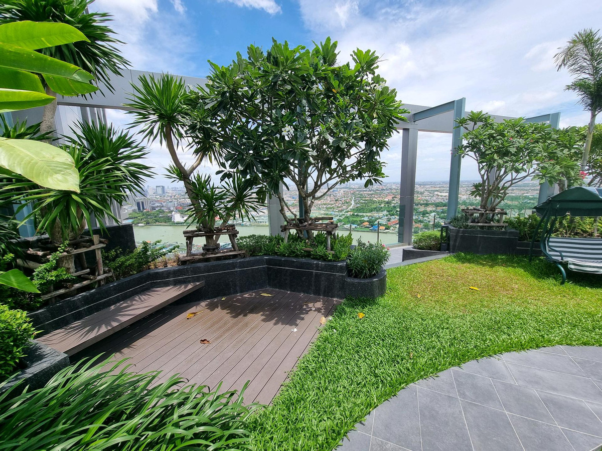 For RentCondoBang Sue, Wong Sawang, Tao Pun : 🔥For Rent Now!🔥 The Clef Riverine Chao Phraya - Wong Sawang. Beautiful room, fully furnished, Chao Phraya river view, near MRT, ready to move in immediately.