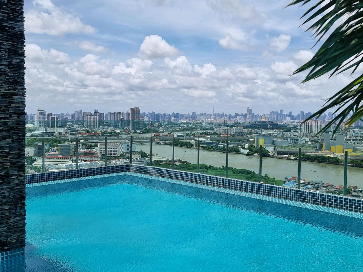 For RentCondoBang Sue, Wong Sawang, Tao Pun : 🔥For Rent Now!🔥 The Clef Riverine Chao Phraya - Wong Sawang. Beautiful room, fully furnished, Chao Phraya river view, near MRT, ready to move in immediately.