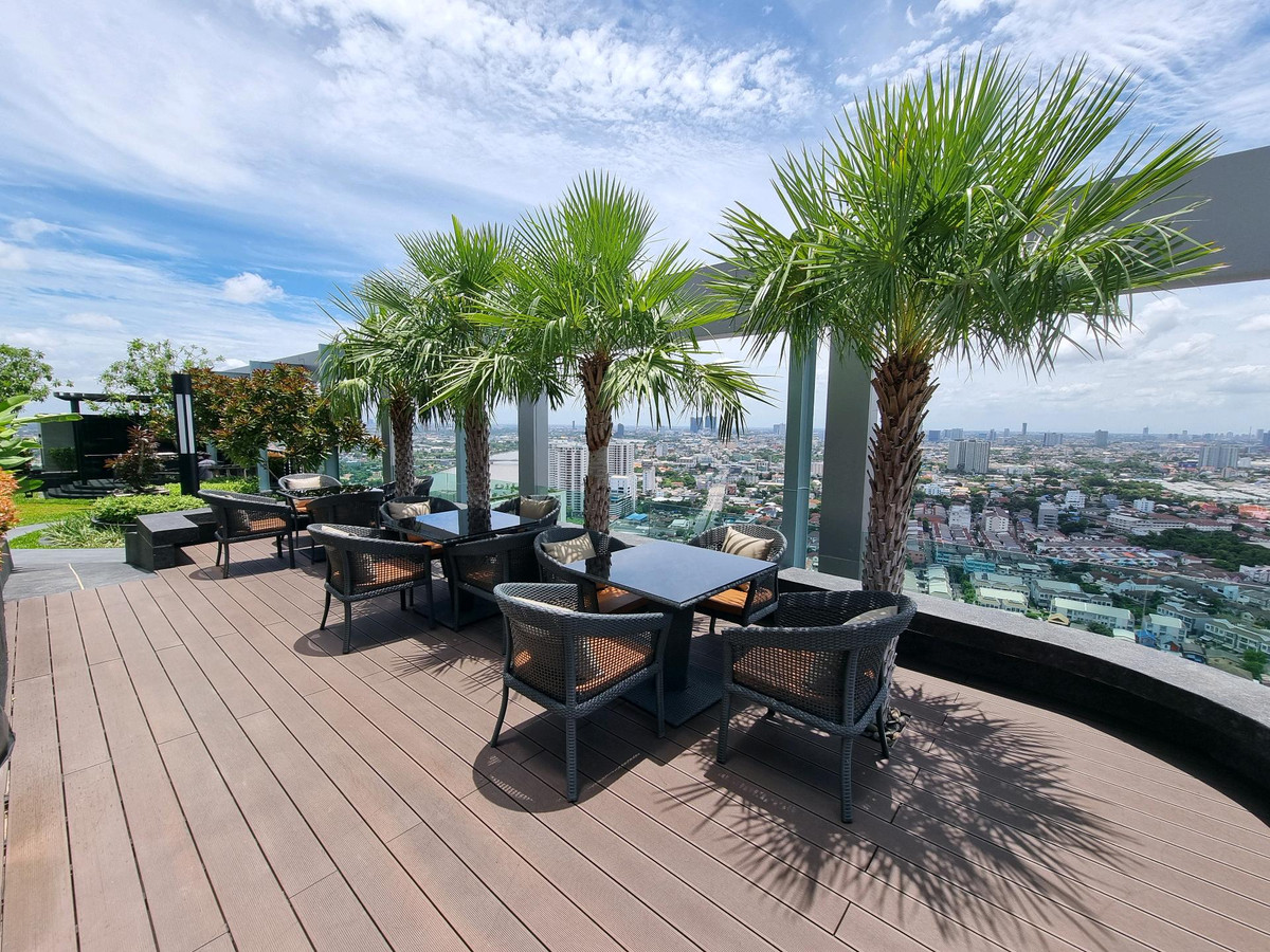 For RentCondoBang Sue, Wong Sawang, Tao Pun : 🔥For Rent Now!🔥 The Clef Riverine Chao Phraya - Wong Sawang. Beautiful room, fully furnished, Chao Phraya river view, near MRT, ready to move in immediately.