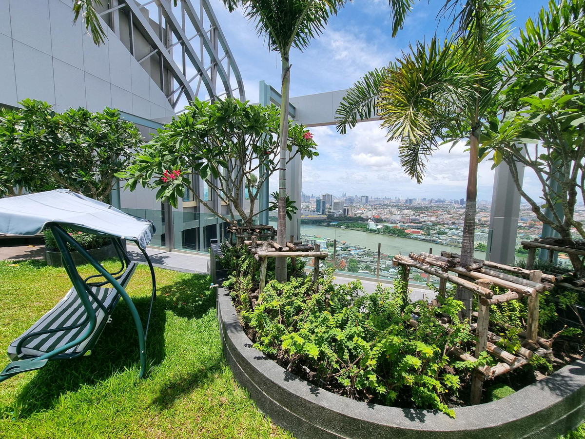 For RentCondoBang Sue, Wong Sawang, Tao Pun : 🔥For Rent Now!🔥 The Clef Riverine Chao Phraya - Wong Sawang. Beautiful room, fully furnished, Chao Phraya river view, near MRT, ready to move in immediately.