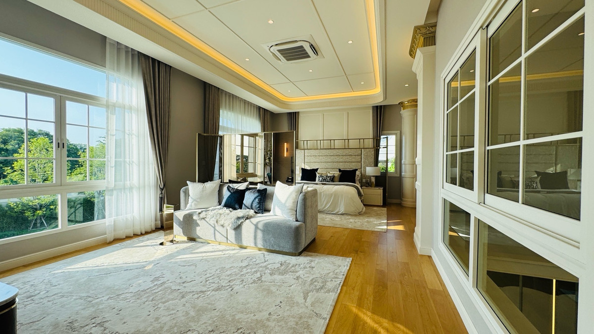 ขายบ้านพระราม 5 ราชพฤกษ์ บางกรวย : ขาย📍คฤหาสน์หรูใหม่ ริมแม่น้ำ 95 ลบ. หน้าคลับเฮาส์ The Grand Riverfront ราชพฤกษ์ - พระราม 5  โครงการเดียวรับรางวัลมาตรฐานโลก LEED Gold 2024