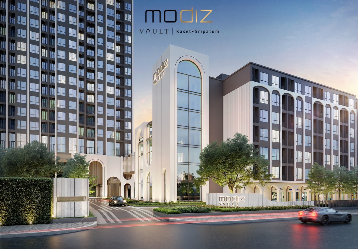 For SaleCondoKasetsart, Ratchayothin : Kaset-Sripatum new condo, pets allowed. Near Sripatum University and Kasetsart University, starting at 2.99 million*