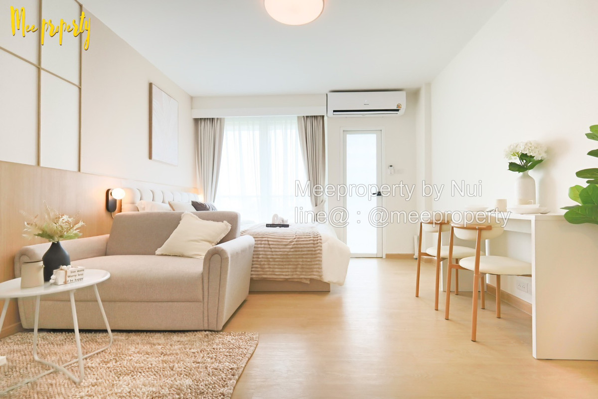 For SaleCondoRama9, Petchburi, RCA : #Condo for sale, ready to move in, I-House Rama 9 (I-House Rama 9) Studio 27 sq m., near Piyawet Hospital, Rama 9, newly renovated room, beautiful, ready to move in, suitable for own living or renting out ME-257