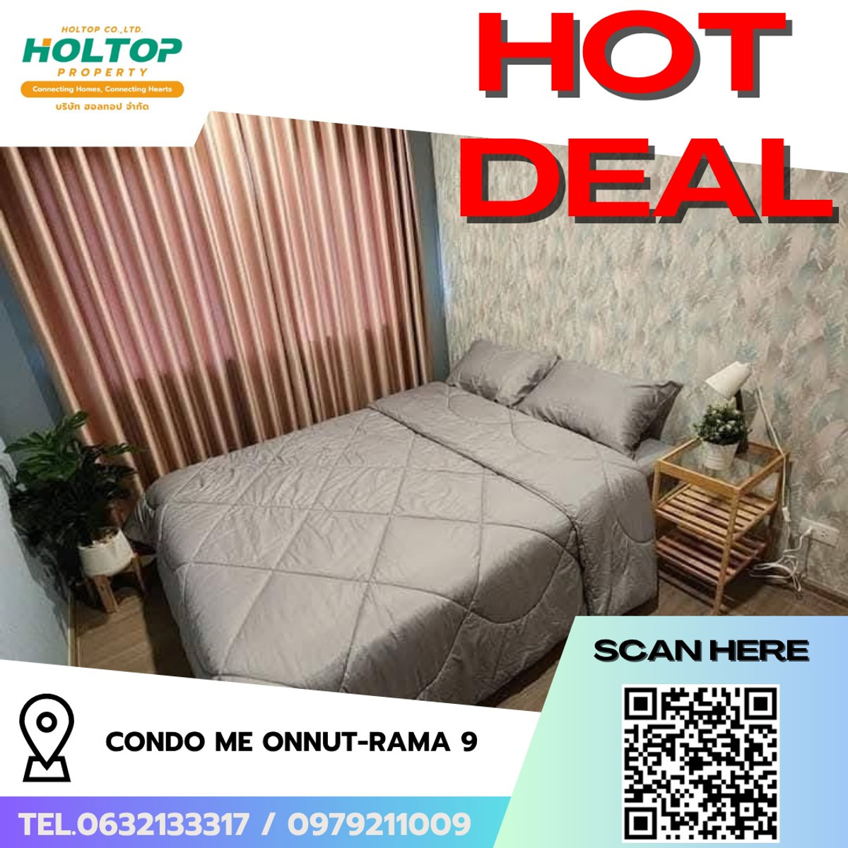 For RentCondoLadkrabang, Suwannaphum Airport : #R9722 🎉 230369 Condo for Rent: Condo Me Onnut-Rama 9 (Previous code R612)