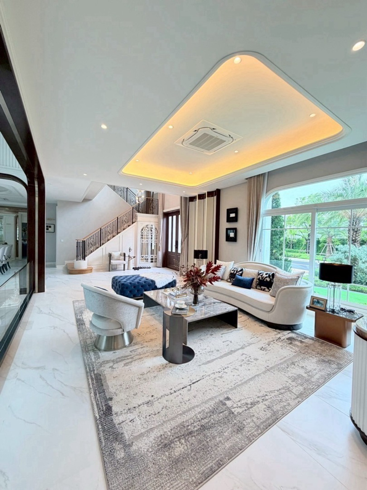 ขายบ้านพระราม 5 ราชพฤกษ์ บางกรวย : ขาย📍คฤหาสน์หรูใหม่ ริมแม่น้ำ 95 ลบ. หน้าคลับเฮาส์ The Grand Riverfront ราชพฤกษ์ - พระราม 5  โครงการเดียวรับรางวัลมาตรฐานโลก LEED Gold 2024