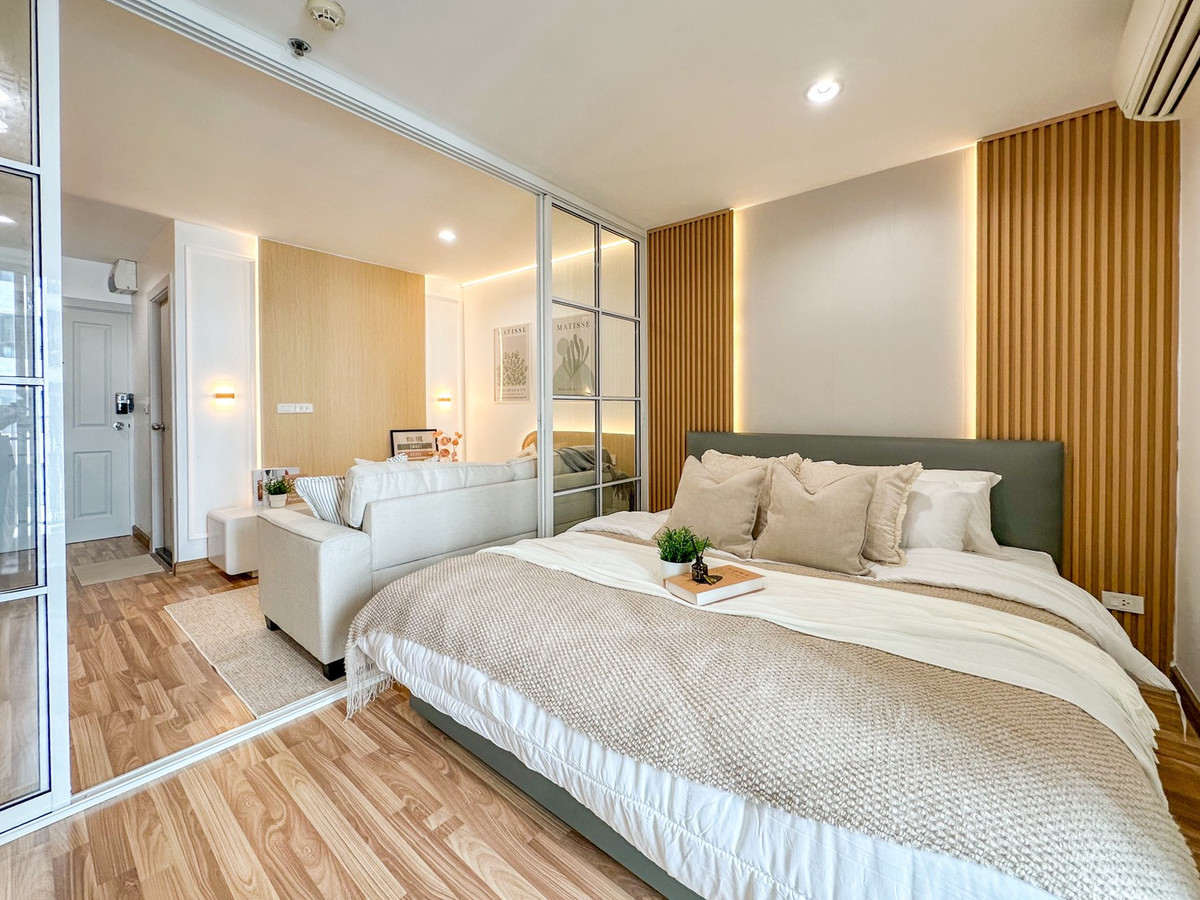 For SaleCondoVipawadee, Don Mueang, Lak Si : 🔥 Ready to move in! Condo for sale Regent Home 15 Chaengwattana 🏢 6th floor, fully furnished, new furniture, good price!!