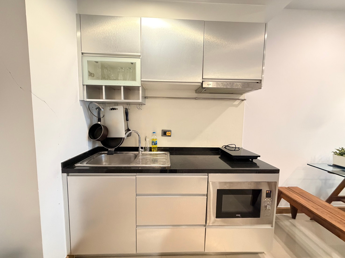 For RentCondoRama9, Petchburi, RCA : Condo for rent near MRT Cultural Center: Supalai Wellington I: 1 bedroom, size up to 47 cm. Sq m., fully furnished, ready to move in, near Big C Ratchadaphisek.