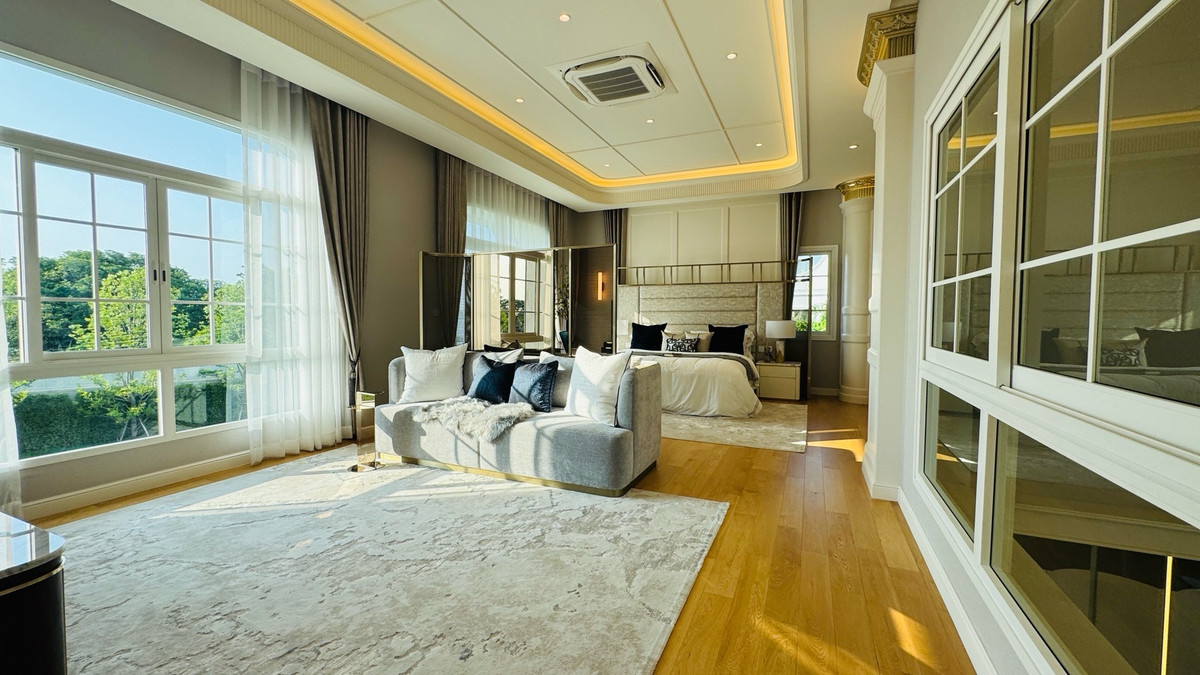 ขายบ้านพระราม 5 ราชพฤกษ์ บางกรวย : ขาย📍คฤหาสน์หรูใหม่ ริมแม่น้ำ 95 ลบ. หน้าคลับเฮาส์ The Grand Riverfront ราชพฤกษ์ - พระราม 5  โครงการเดียวรับรางวัลมาตรฐานโลก LEED Gold 2024