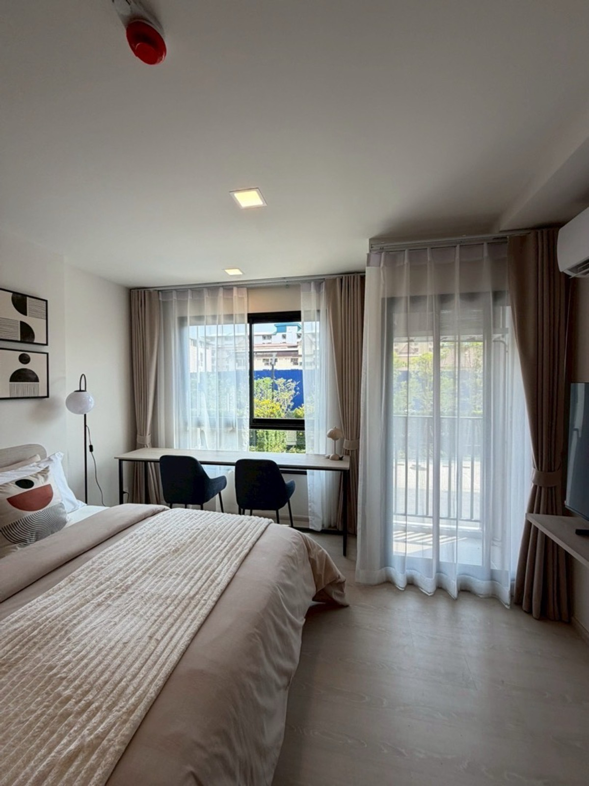 For SaleCondoPathum Thani,Rangsit, Thammasat : ✨ dcondo Vivid Rangsit near Bangkok University, Studio 25.24 sq m. 🛋 Fully furnished, ready to move in immediately.