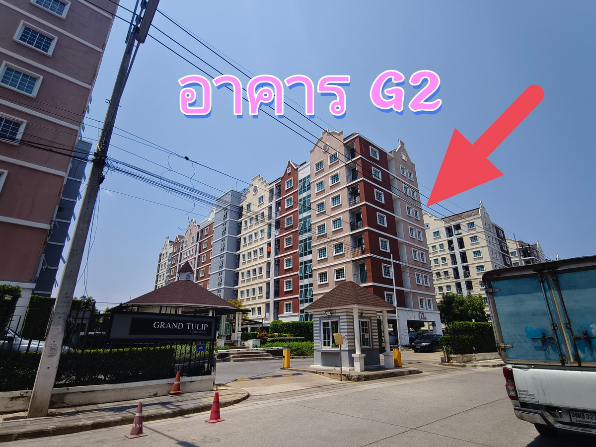 For SaleCondoMahachai Samut Sakhon : Condo for sale below appraised value  Tulip Square Om Noi Project