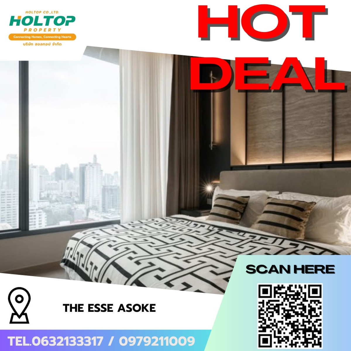 For RentCondoSukhumvit, Asoke, Thonglor : #R9711 🎉 230369 Condo for Rent: THE ESSE ASOKE