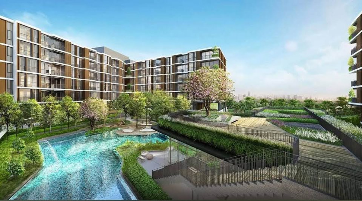 ให้เช่าคอนโดอ่อนนุช อุดมสุข : ปล่อยเช่า✨คอนโดสไตล์รีสอร์ท ใกล้รถไฟฟ้า BTS อ่อนนุช | mori HAUS สุขุมวิท 77 | 1 ห้องนอน พร้อมอยู่ , มีรถรับส่งBTS , ใกล้ Habito mall เพียง 200 เมตร