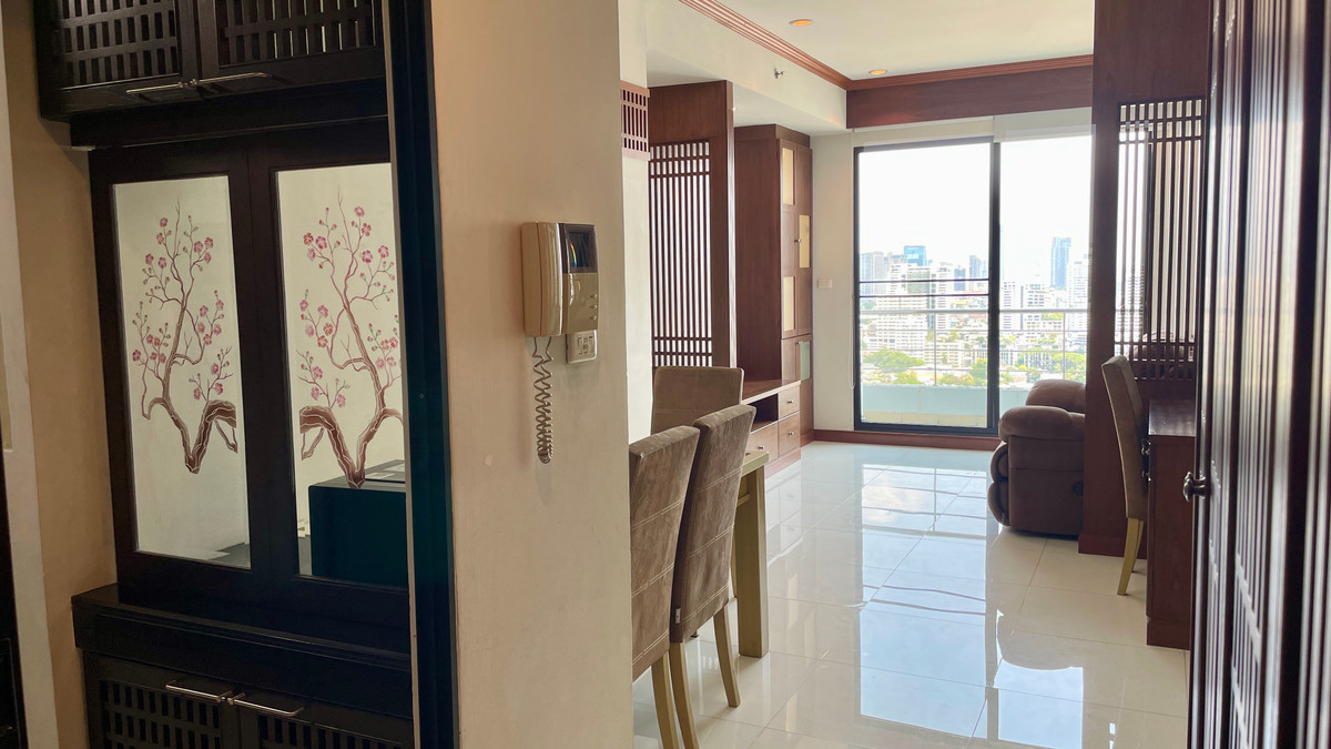 คอนโดสุขุมวิท อโศก ทองหล่อ : [O49] ศุภาลัย พรีเมียร์ เพลส อโศก [Supalai Premier Place Asoke] ติดรั้ว มศว ใกล้ห้าง Terminal 21 BTS อโศก MRT สุขุมวิท และเพชรบุรี ห้อง Penthouse วิวจึ้งมาก