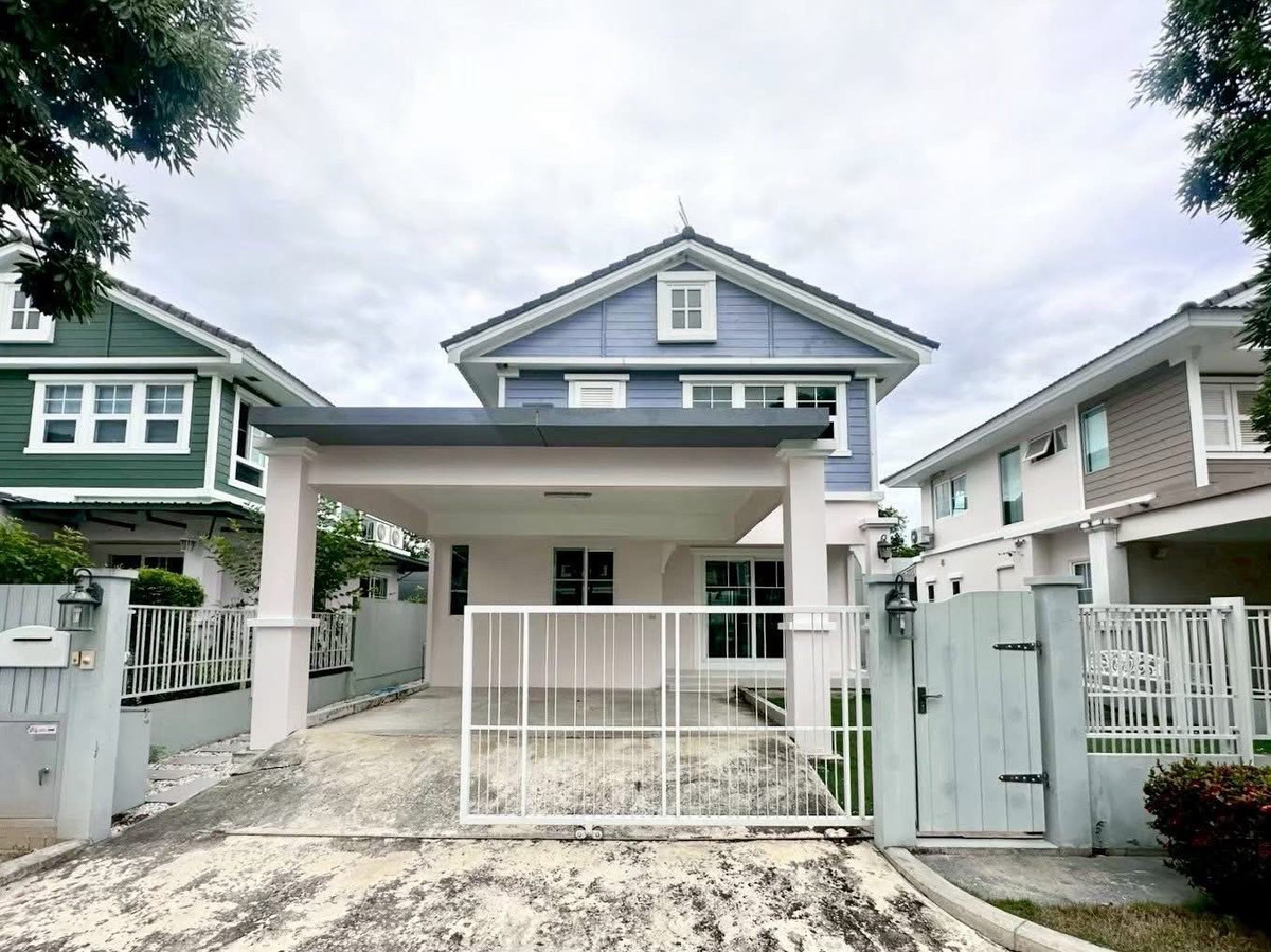 For RentHouseBangna, Bearing, Lasalle : Single house for rent, Chaiyaphruek Bangna KM.7, fully furnished, near Mega Bangna, only 600 m.