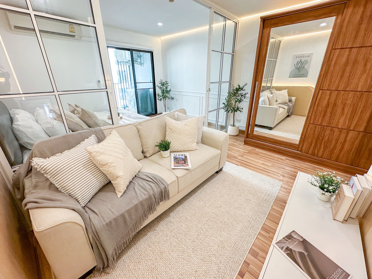 For SaleCondoVipawadee, Don Mueang, Lak Si : 🔥 Ready to move in! Condo for sale Regent Home 15 Chaengwattana 🏢 6th floor, fully furnished, new furniture, good price!!