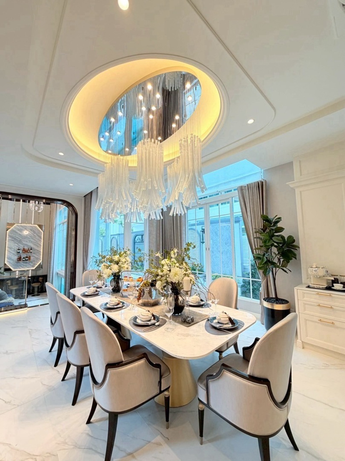 ขายบ้านพระราม 5 ราชพฤกษ์ บางกรวย : ขาย📍คฤหาสน์หรูใหม่ ริมแม่น้ำ 95 ลบ. หน้าคลับเฮาส์ The Grand Riverfront ราชพฤกษ์ - พระราม 5  โครงการเดียวรับรางวัลมาตรฐานโลก LEED Gold 2024