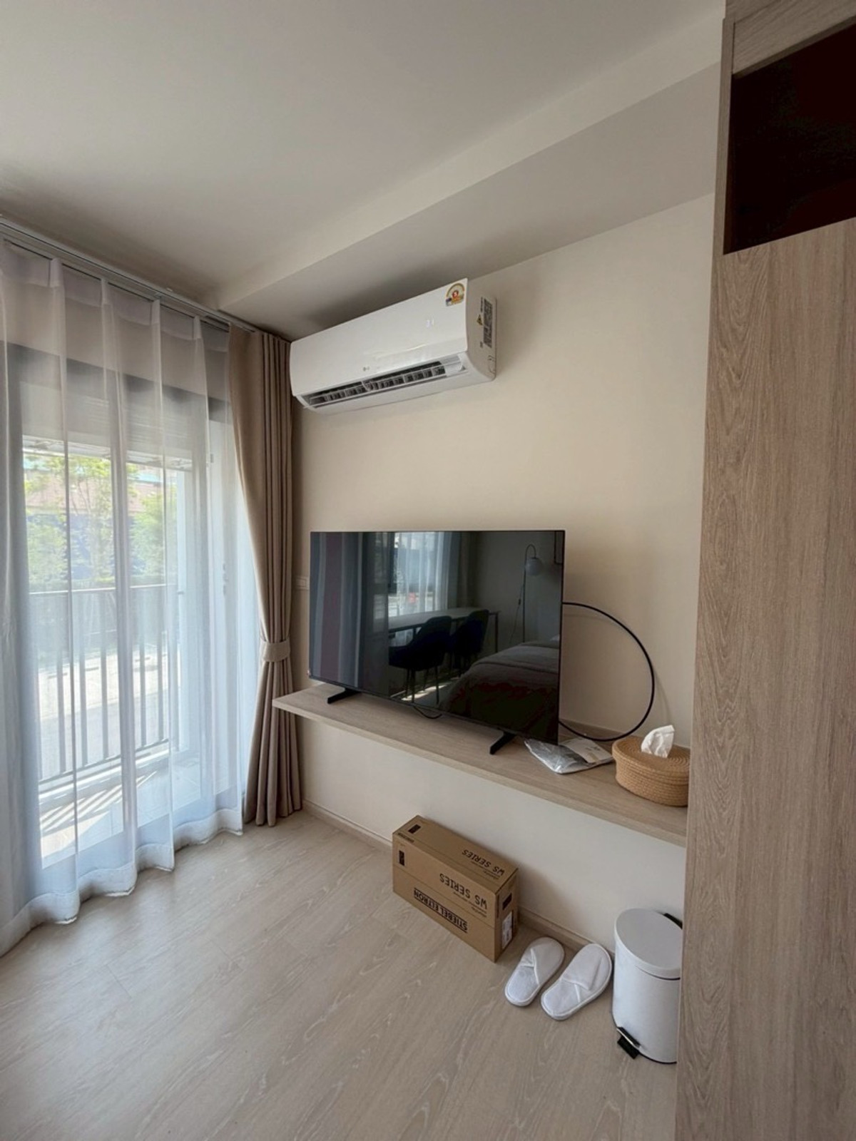 For SaleCondoPathum Thani,Rangsit, Thammasat : ✨ dcondo Vivid Rangsit near Bangkok University, Studio 25.24 sq m. 🛋 Fully furnished, ready to move in immediately.