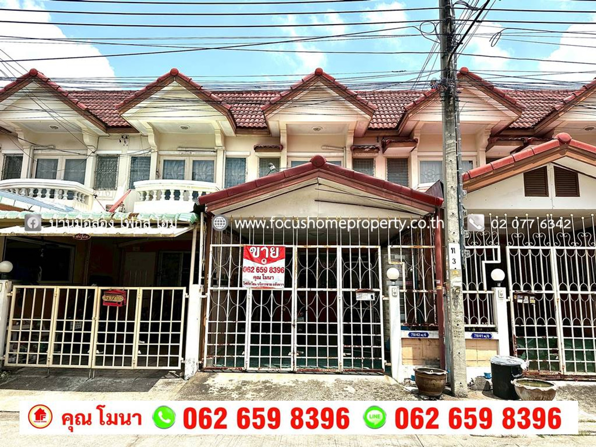 For SaleTownhomeBang kae, Phetkasem : For sale, 2-story townhouse, Phetthaweesuk Village, Phetkasem 106.
