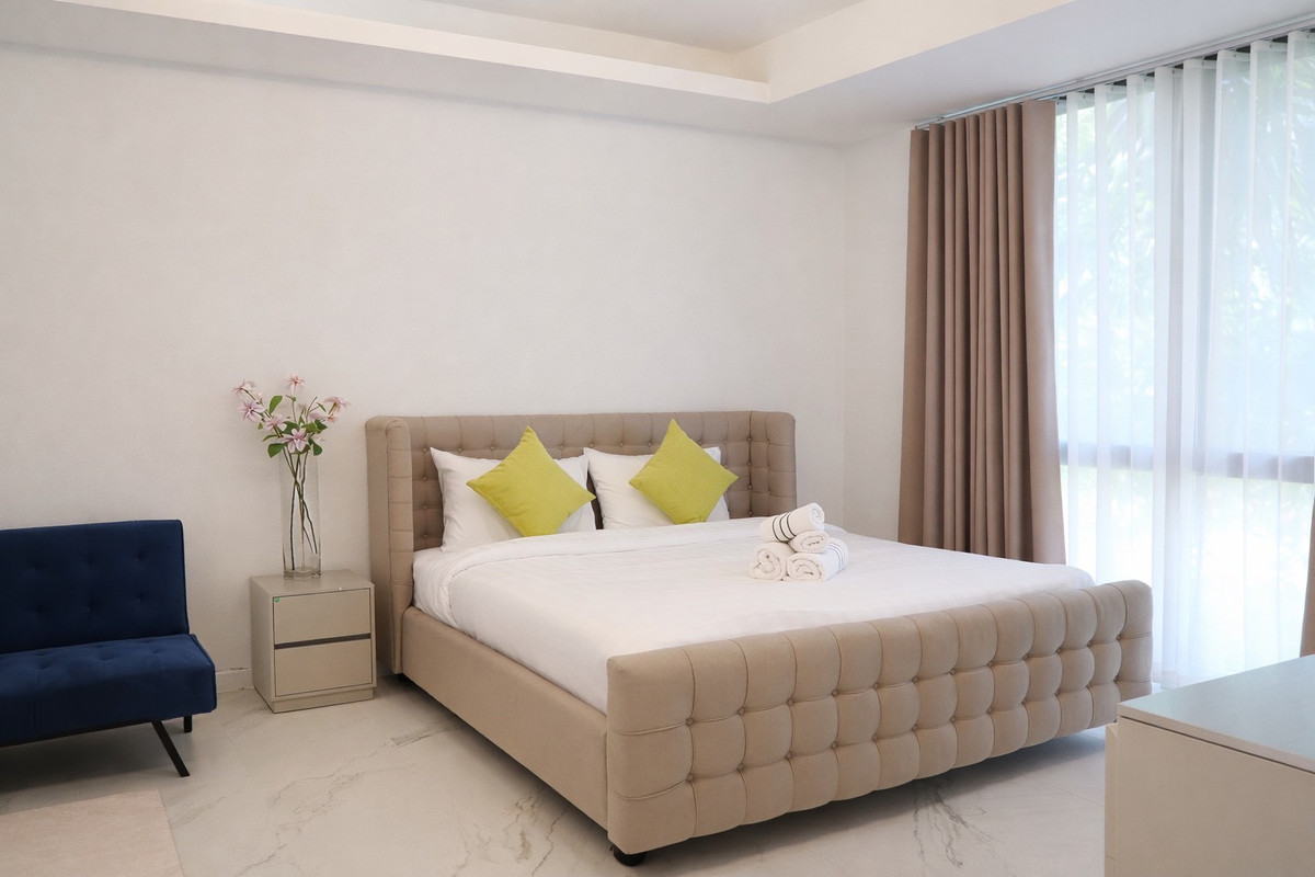 For RentHouseOnnut, Udomsuk : Single house for rent in Pridi area with swimming pool. Move in immediately, fully furnished, near St Andrews International School Bangkok 🏫