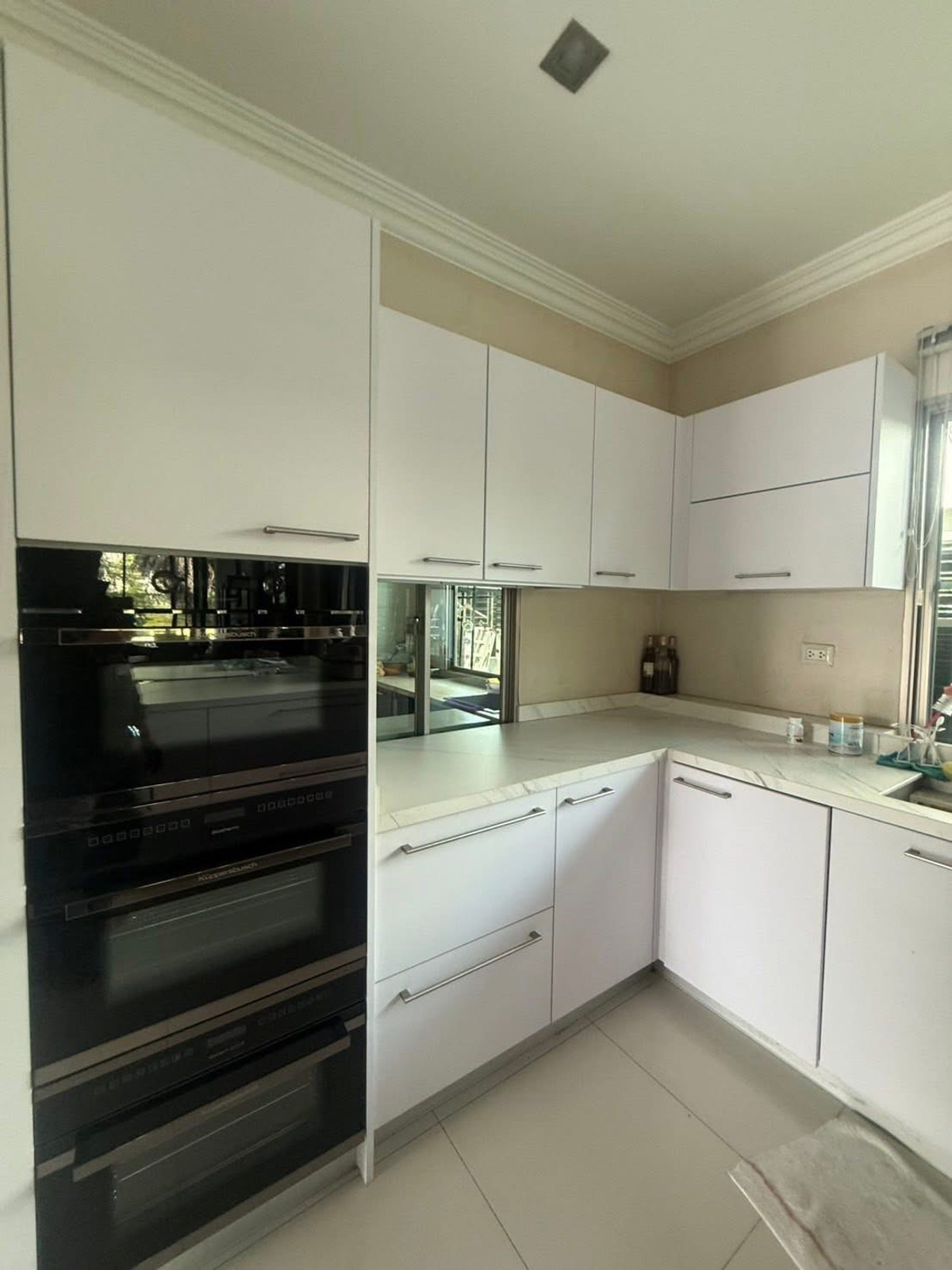 For RentHouseLadkrabang, Suwannaphum Airport : For rent: Perfect Masterpiece Motorway, new house, swimming pool, corner plot, 5 bedrooms.