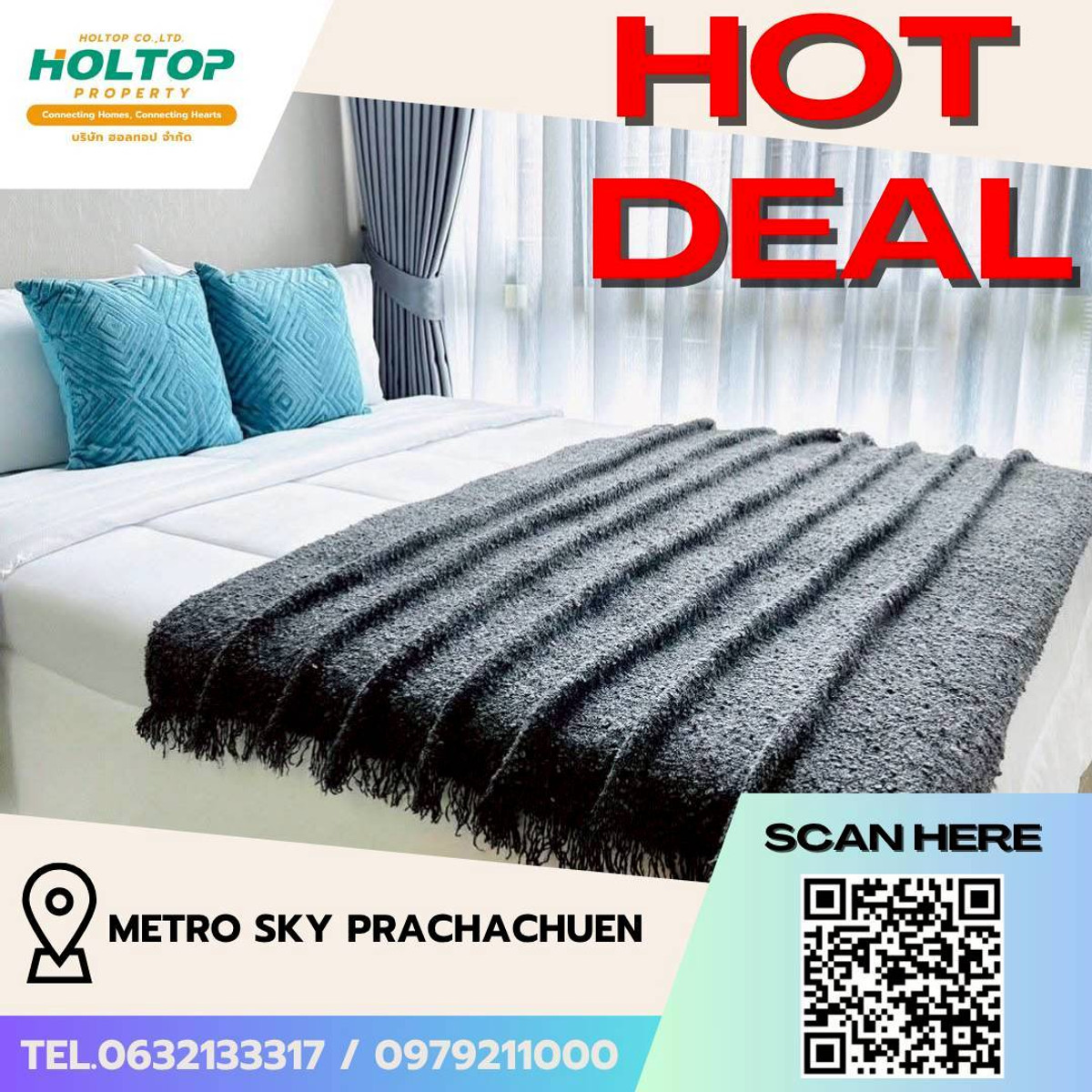 For RentCondoBang Sue, Wong Sawang, Tao Pun : #L141 🎉 230369 Condo for rent Metro Sky Prachachuen  