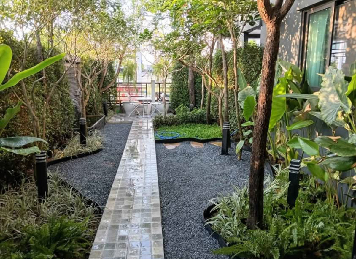 ให้เช่าทาวน์โฮมนนทบุรี บางใหญ่ บางบัวทอง : ให้เช่าทาวน์โฮมหลังมุม Pleno รัตนาธิเบศร์–บางใหญ่ มีสวนสวย ใกล้ Central WestGate