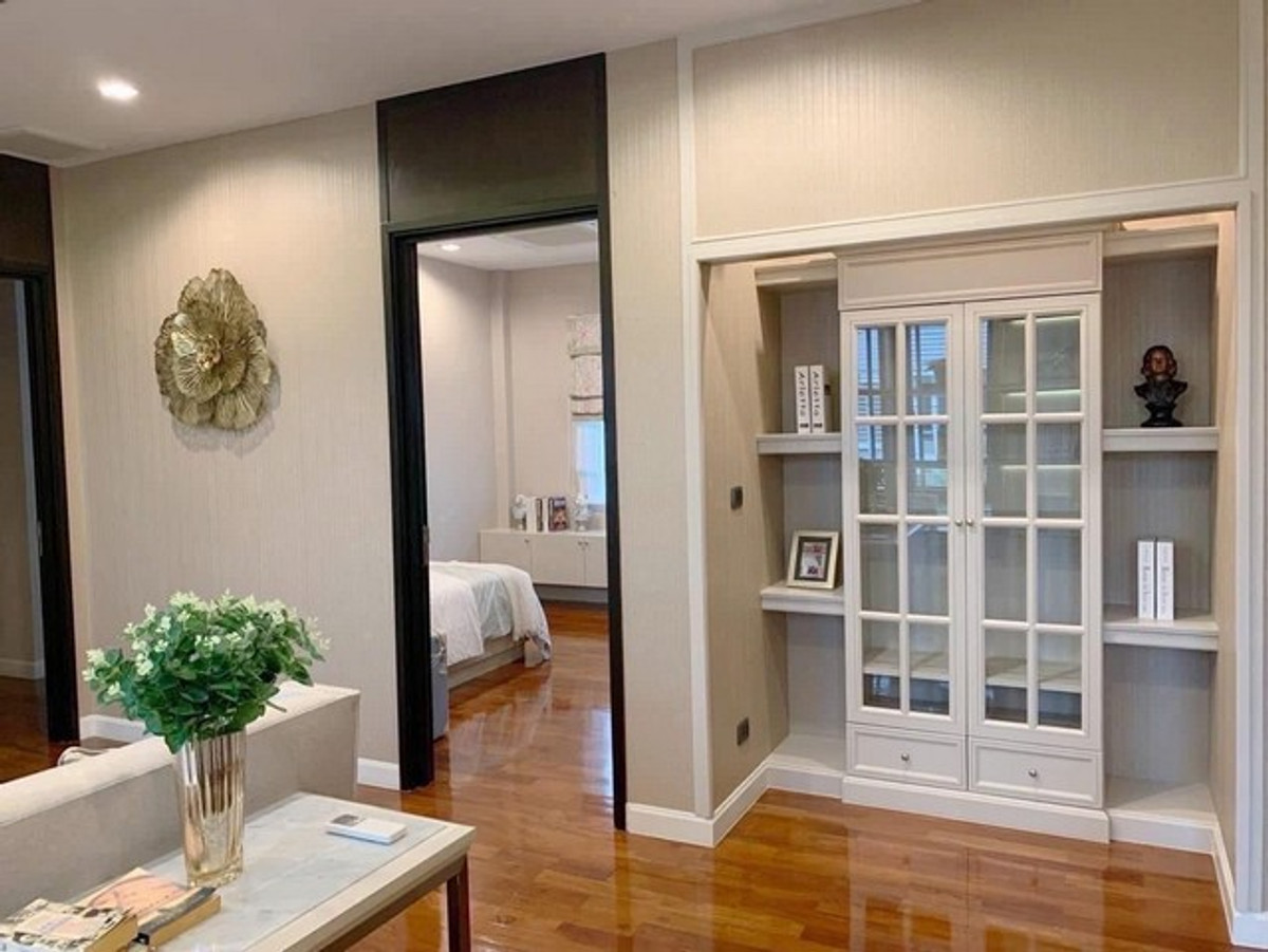 For RentHouseLadkrabang, Suwannaphum Airport : HR3334 Luxurious corner mansion for rent. With private swimming pool Perfect Masterpiece Sukhumvit 77 – Suvarnabhumi | Modern Luxury decoration, ready to move in.