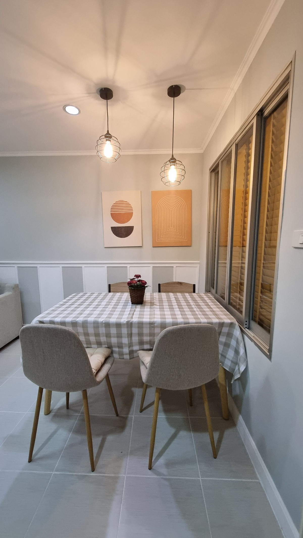 For RentCondoOnnut, Udomsuk : 📣 Condo for Rent Project: Lumpini Ville Sukhumvit 77 (near BTS On Nut), high floor, view from the corner of the room, not blocked, clear view.