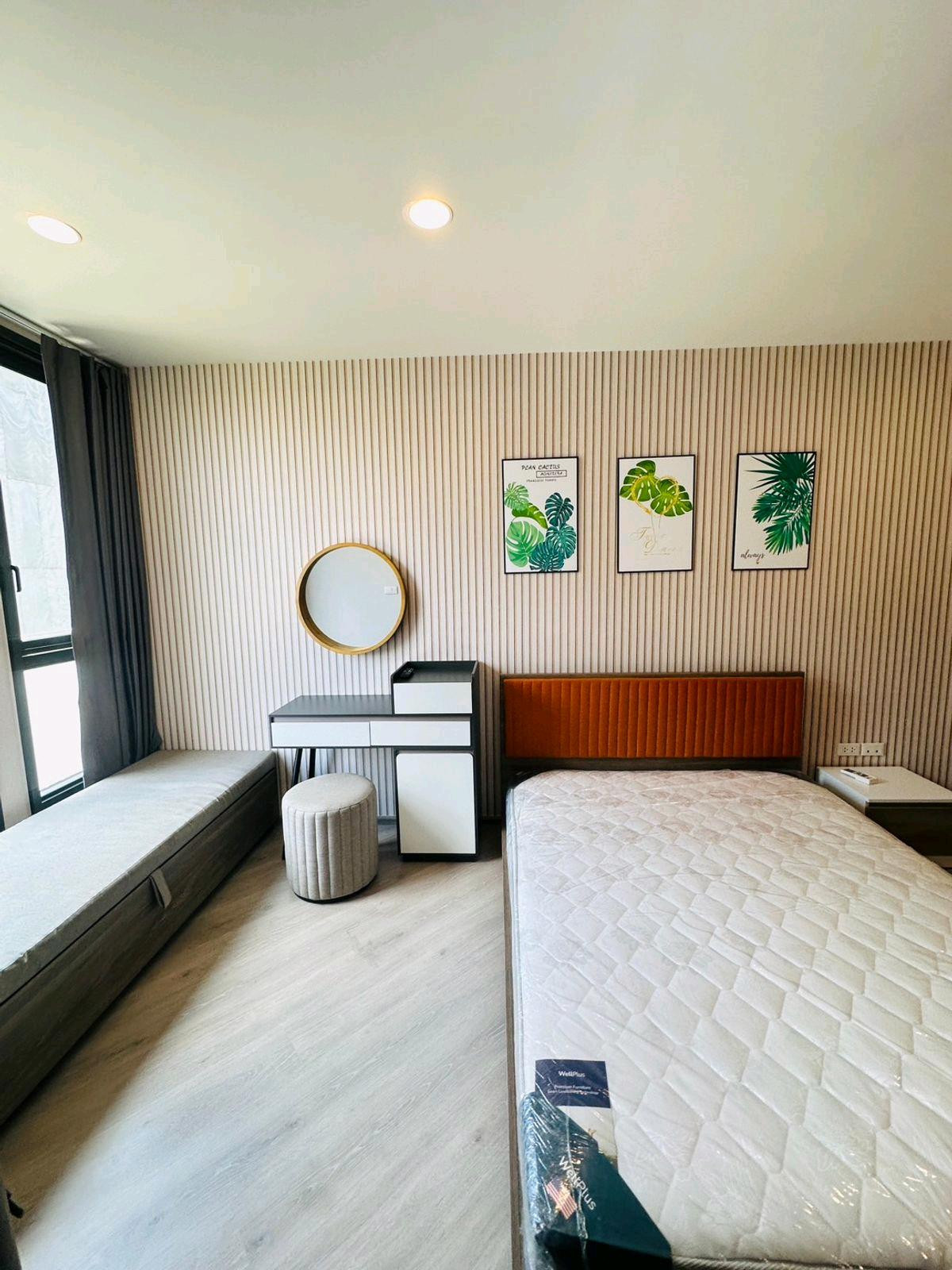 For SaleCondoVipawadee, Don Mueang, Lak Si : 📣 Condo for sale: The Base Saphan Mai 🏢 next to BTS Sai Yut 🚆 beautiful room with complete furniture and electrical appliances.