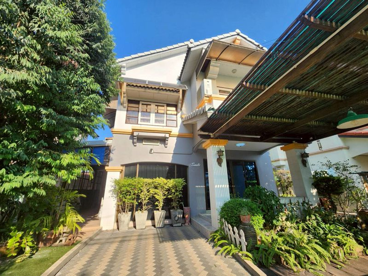 ขายบ้านพุทธมณฑล ศาลายา : ขาย ‼️ บ้านเดี่ยว 2 ชั้น ม.บ้านสวยริมธาร 2 เนื้อที่ 57 ตารางวา 4 ห้องนอน 2 ห้องน้ำ ถนนพุทธมณฑลสาย 3 แขวงทวีวัฒนา เขตทวีวัฒนา กรุงเทพฯ