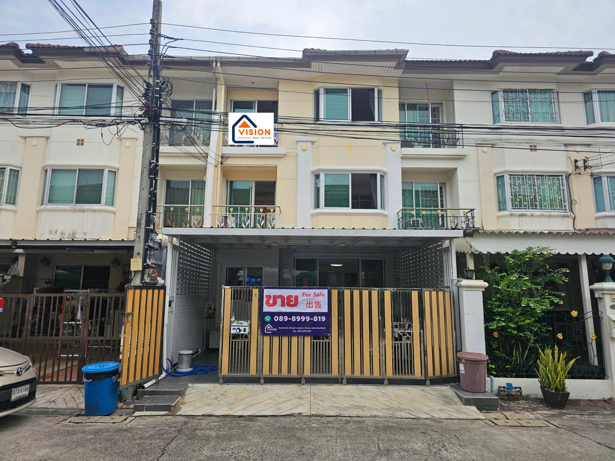 ให้เช่าทาวน์โฮมบางนา แบริ่ง ลาซาล : 📍แบริ่ง58🏠รีโนเวทใหม่ เฟอร์-ไฟฟ้าครบ รถจอดได้3 คัน 4นอน3น้ำ