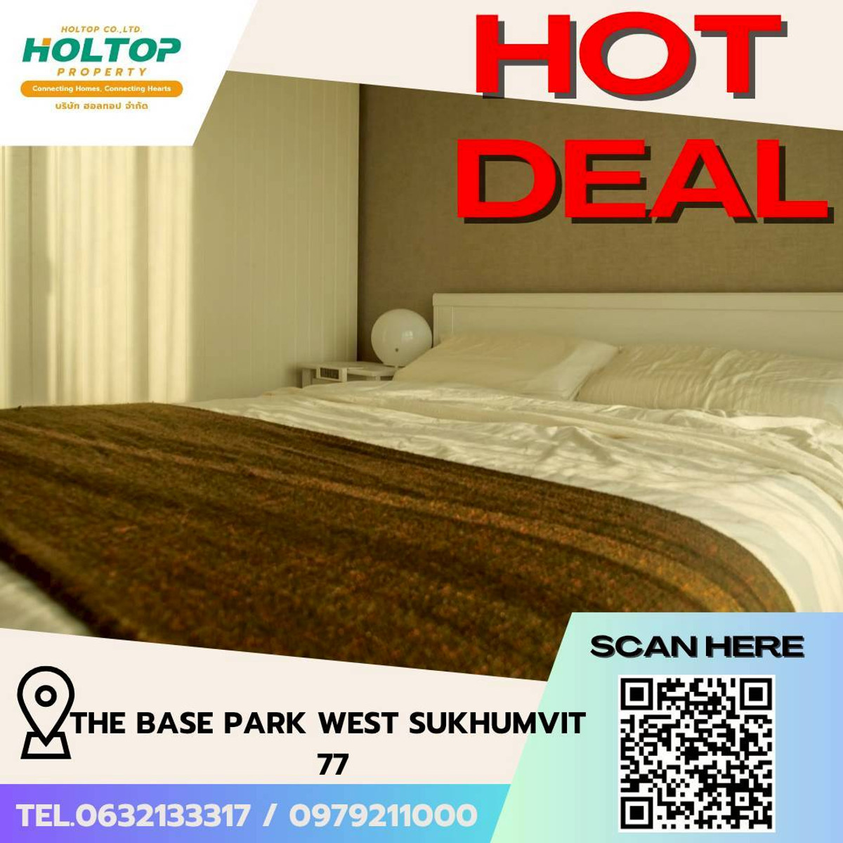 For RentCondoOnnut, Udomsuk : #L140🎉 230369 Condo for rent The Base Park West Sukhumvit 77 