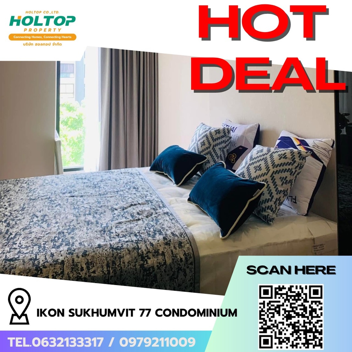 For RentCondoOnnut, Udomsuk : #R9735 🎉 240369 Condo for rent: IKON SUKHUMVIT 77 CONDOMINIUM (Previous code R2367)