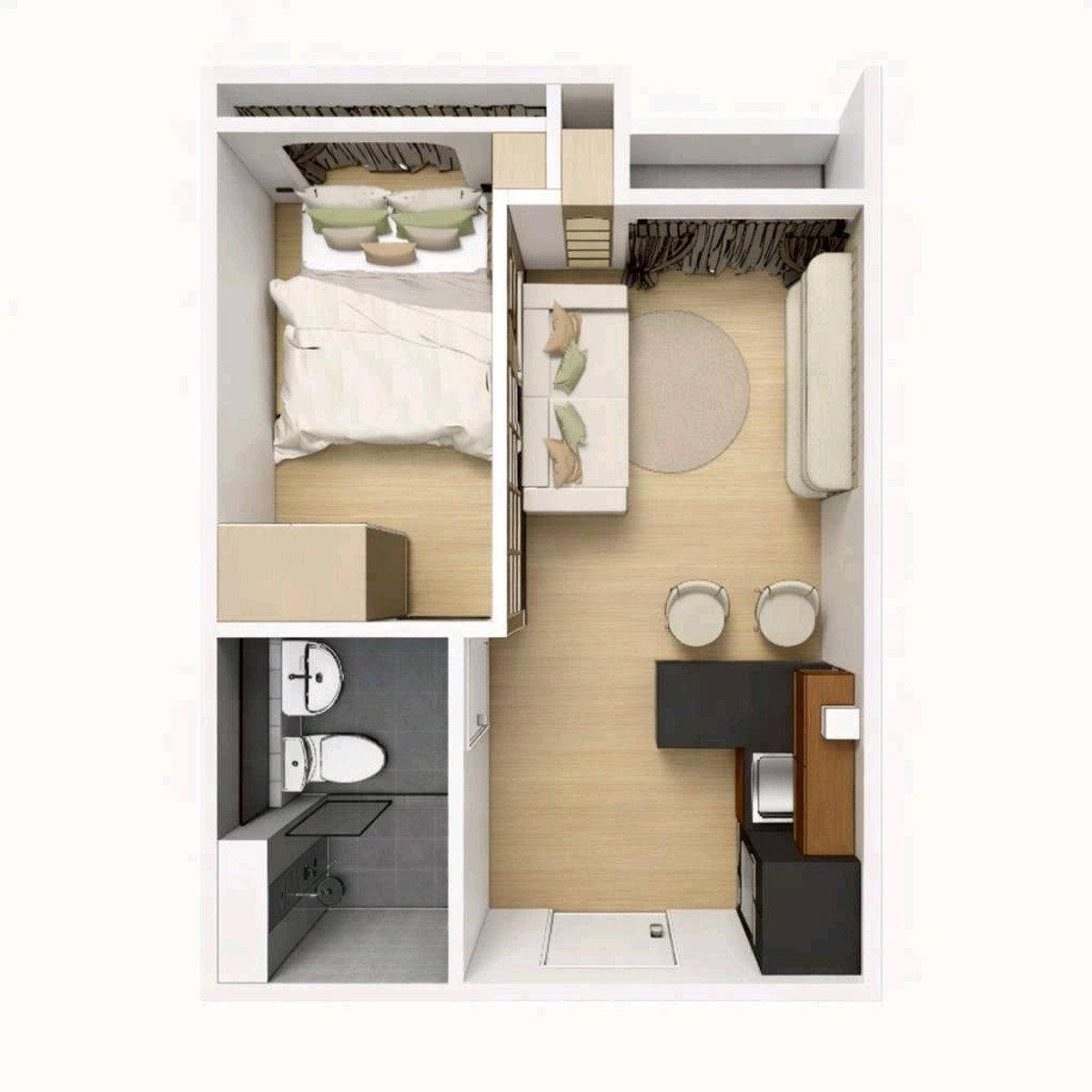 ขายคอนโดรัชดา ห้วยขวาง : คอนโดโซนรัชดา ห้องสวย ซอยเสือใหญ่ใจกลางรัชดา พลาดไม่ได้ !!! ผ่อนเริ่มต้นเพียง 6,xxx บาท/เดือน 
