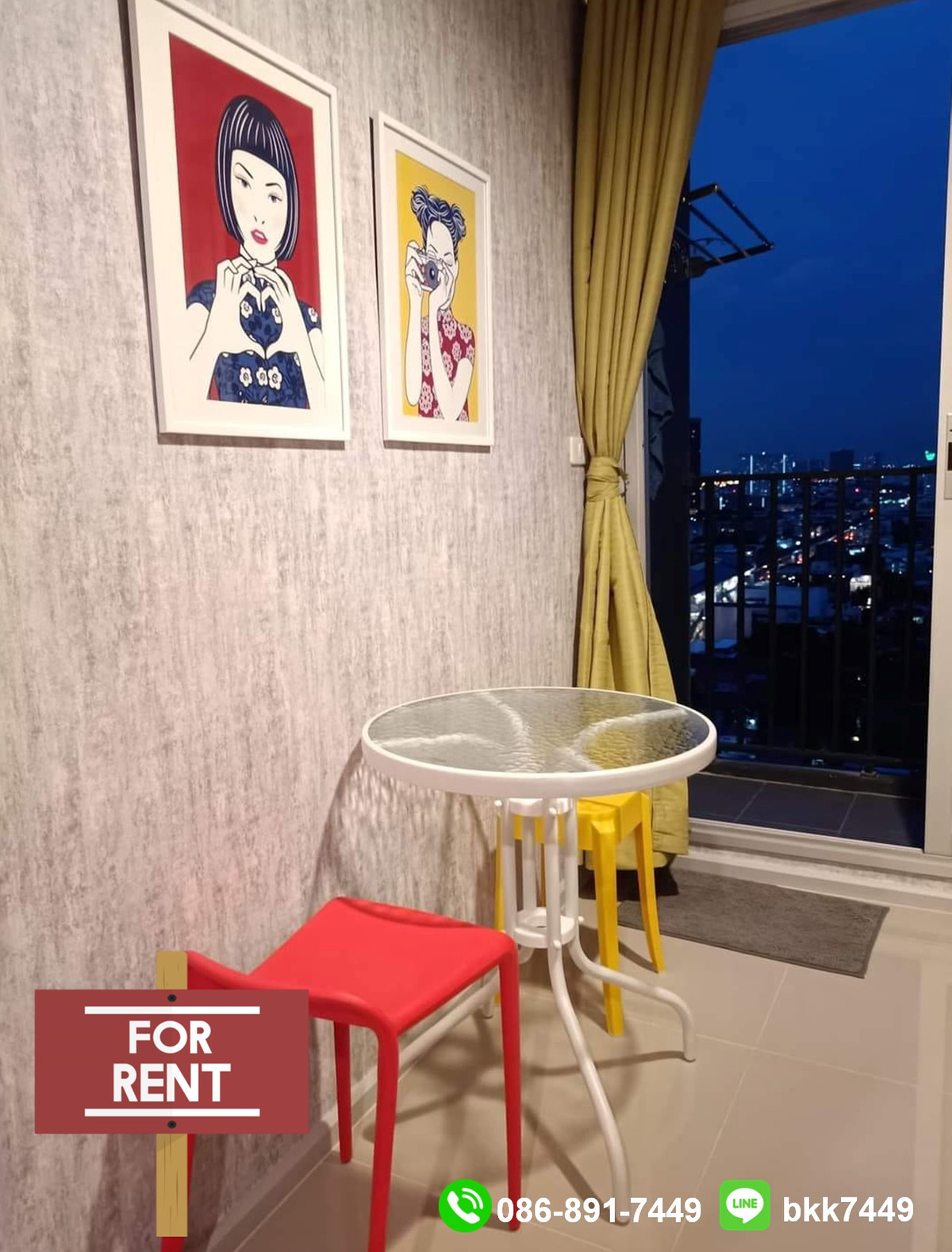 For RentCondoPinklao, Charansanitwong : ✅✅ Condo for rent Ideo Charan 70 Riverview, 1 bedroom, 1 bathroom, 31 sq m., Chao Phraya River view. Bang Phlat BTS Station