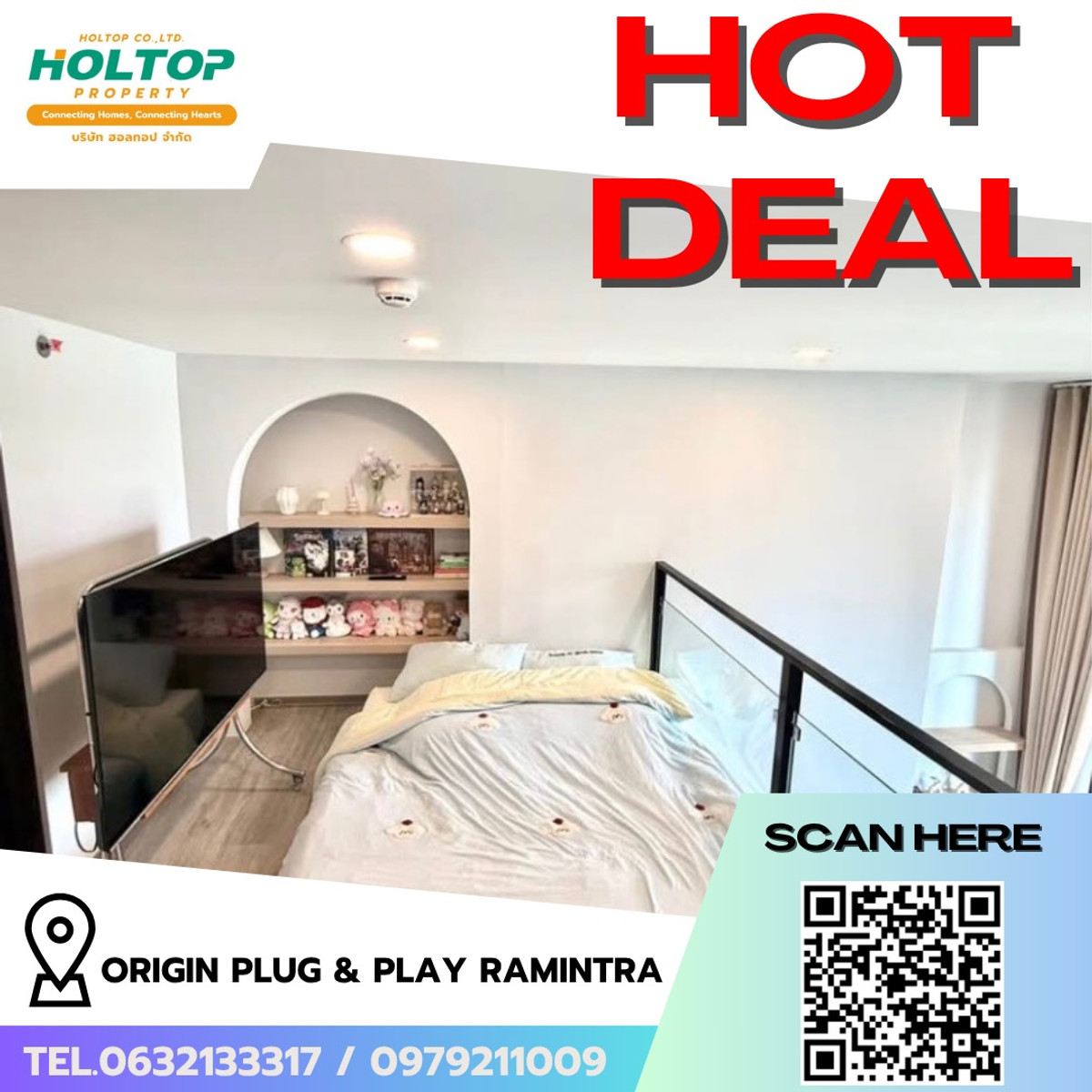 For RentCondoNawamin, Ramindra : #R9723 🎉 240369 公寓出租：Origin Plug & Play Ramintra