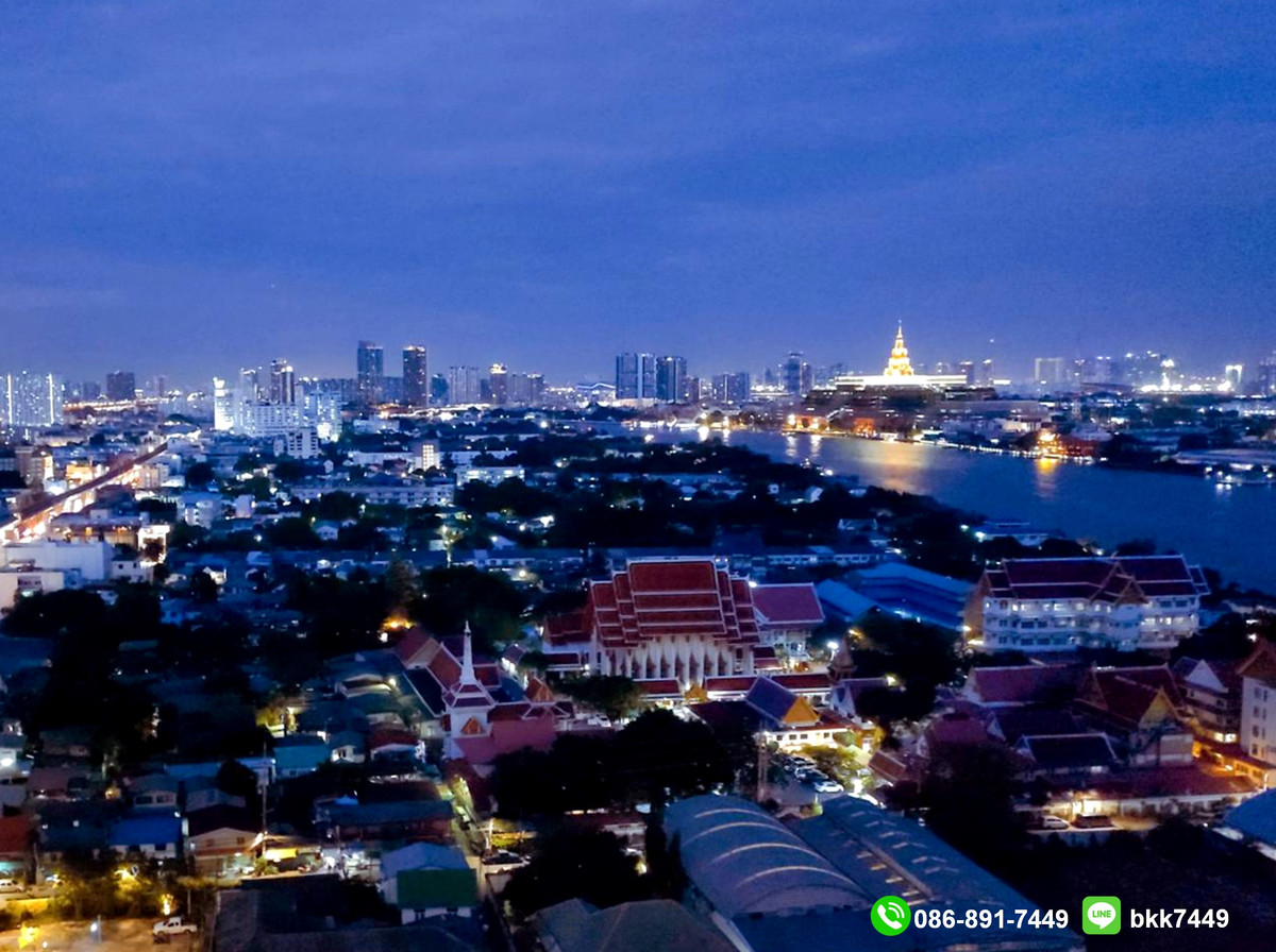 For RentCondoPinklao, Charansanitwong : ✅✅ Condo for rent Ideo Charan 70 Riverview, 1 bedroom, 1 bathroom, 31 sq m., Chao Phraya River view. Bang Phlat BTS Station