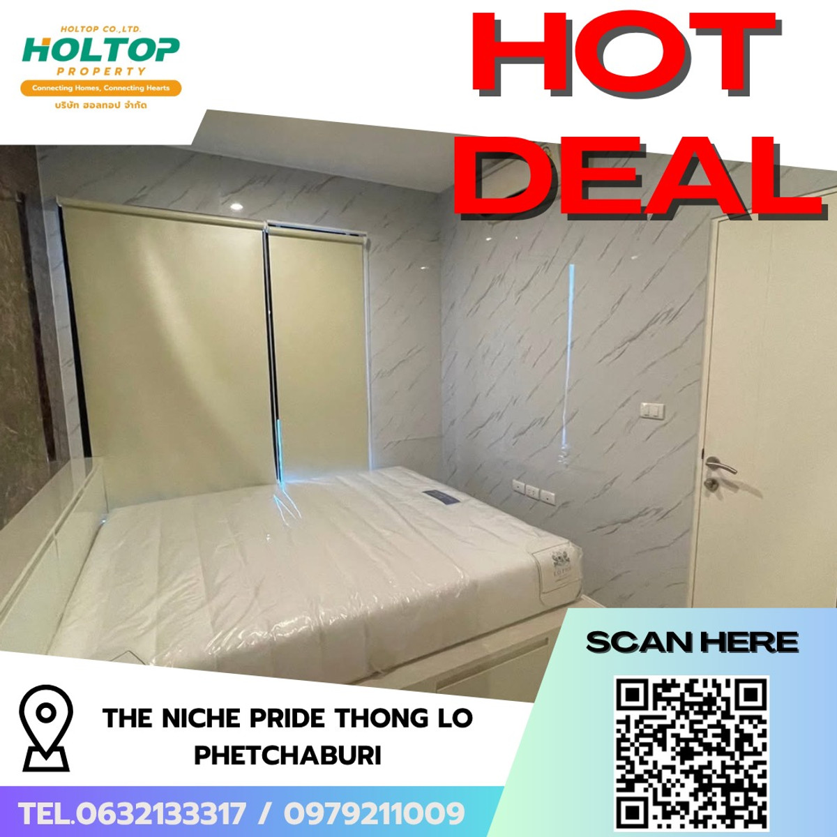 For RentCondoRama9, Petchburi, RCA : #R9738 🎉 240369 Condo for rent: The Niche Pride Thong Lo-Phetchaburi