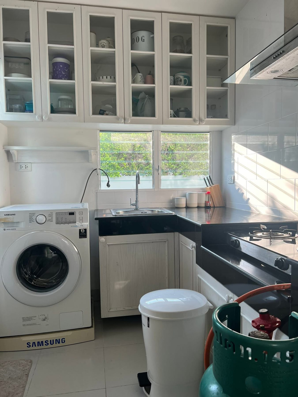 For RentHouseSamut Prakan,Samrong : Single house for rent, Villaggio Bangna-Trad Km.26, Soi ABAC Bangna. Near ABAC Bangna University