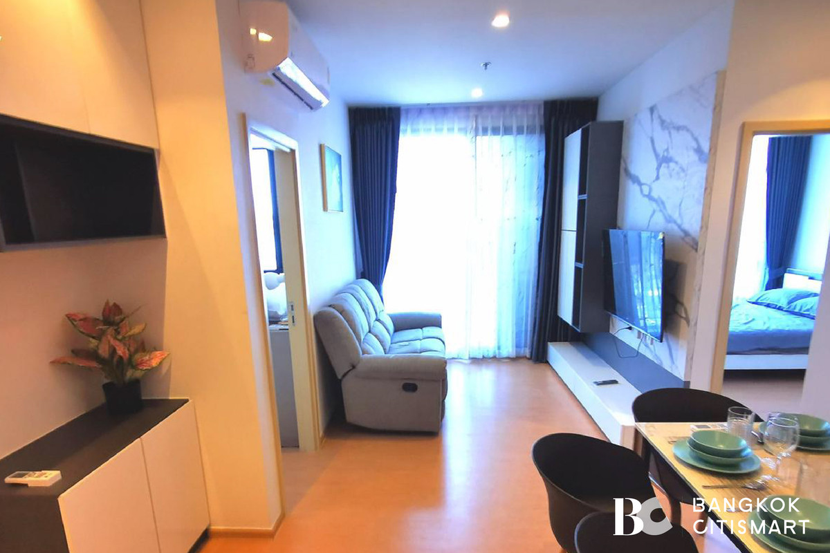 For RentCondoSukhumvit, Asoke, Thonglor : 🔥 Ready to move in, MARU Ekkamai 2 (2 bedrooms, 60 sq.m.), spacious room, airy, comfortable, livable: 0889834083 (Bing)