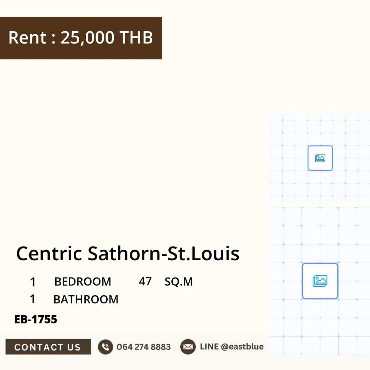 For RentCondoSathorn, Narathiwat : 24/03/2026, Luxury 1-bedroom condo in the Sathorn-Centric area, convenient to BTS Surasak
For rent at only 25,000 baht/month with complete amenities! 0642748883