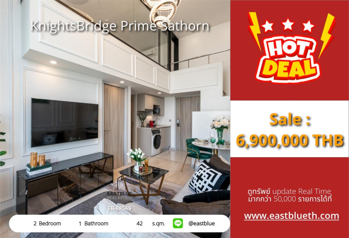 For SaleCondoSathorn, Narathiwat : 03/04/2026, Condo in the heart of Sathorn, 2 bedrooms, ready to move in!
Price only 6.9 million, near BTS Chong Nonsi 0642748883