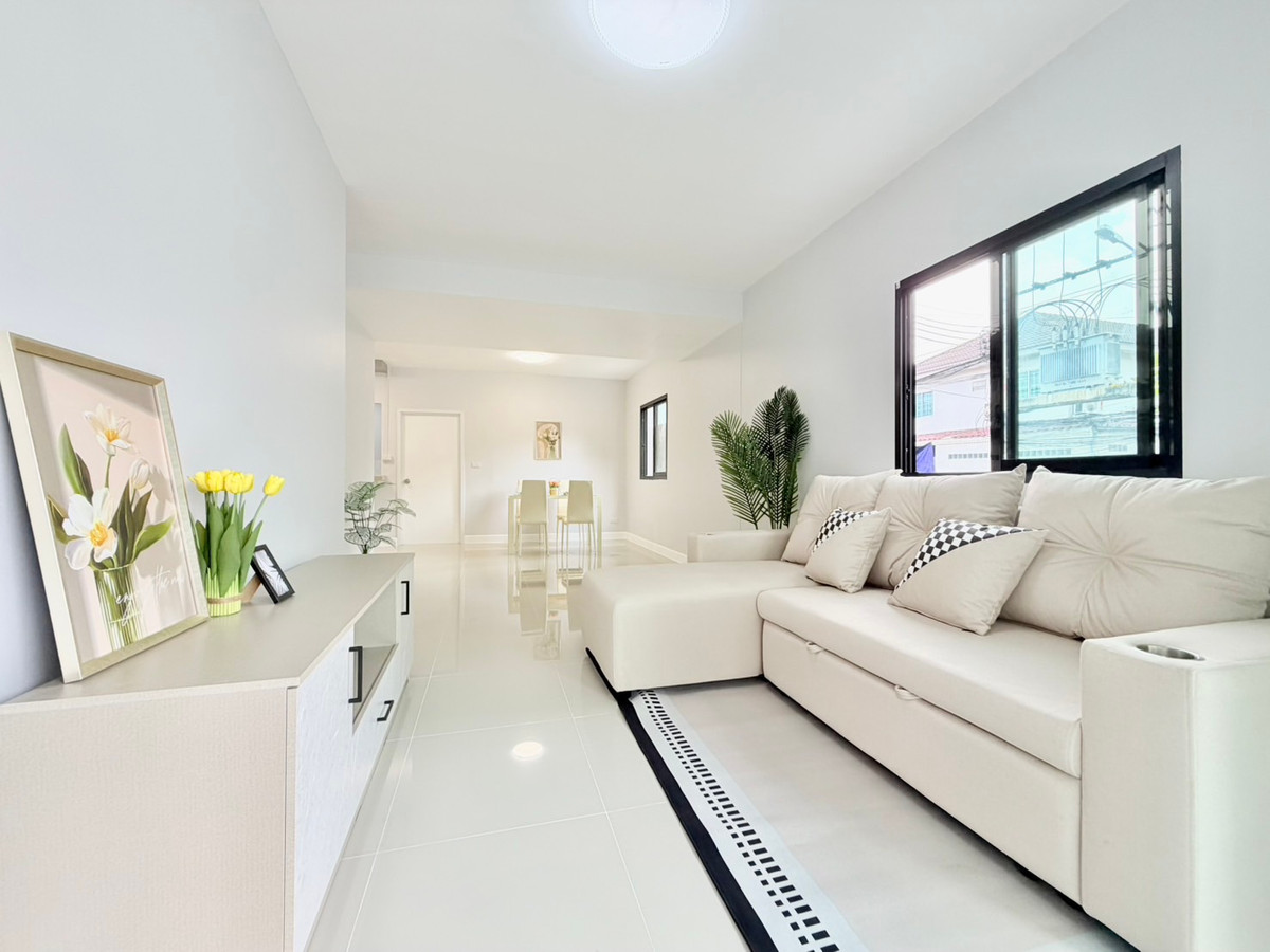 ขายทาวน์โฮมนนทบุรี บางใหญ่ บางบัวทอง : ขายทาวน์เฮาส์พฤกษาวิลล์ 63/1 พระราม 5 หลังมุม 25.1 ตร.ว. หน้ากว้าง 8 ม. ฟรีโอน