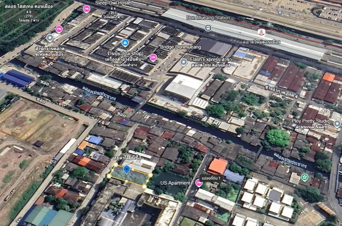 ขายที่ดินวิภาวดี ดอนเมือง หลักสี่ :  ขายที่ดินดอนเมือง ทําเลดี ใกล้รถไฟฟ้า เดินถึงได้ 💥 เนื้อที่ 103 ตารางวา (เจ้าของขาย) 