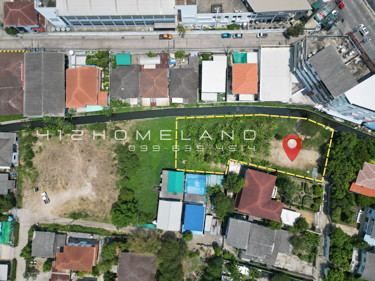 For SaleLandSamut Prakan,Samrong : Land for sale, 297 sq m., near Paknam Electricity Authority intersection. Suitable for building a house, office, home office, Mueang Samut Prakan District.