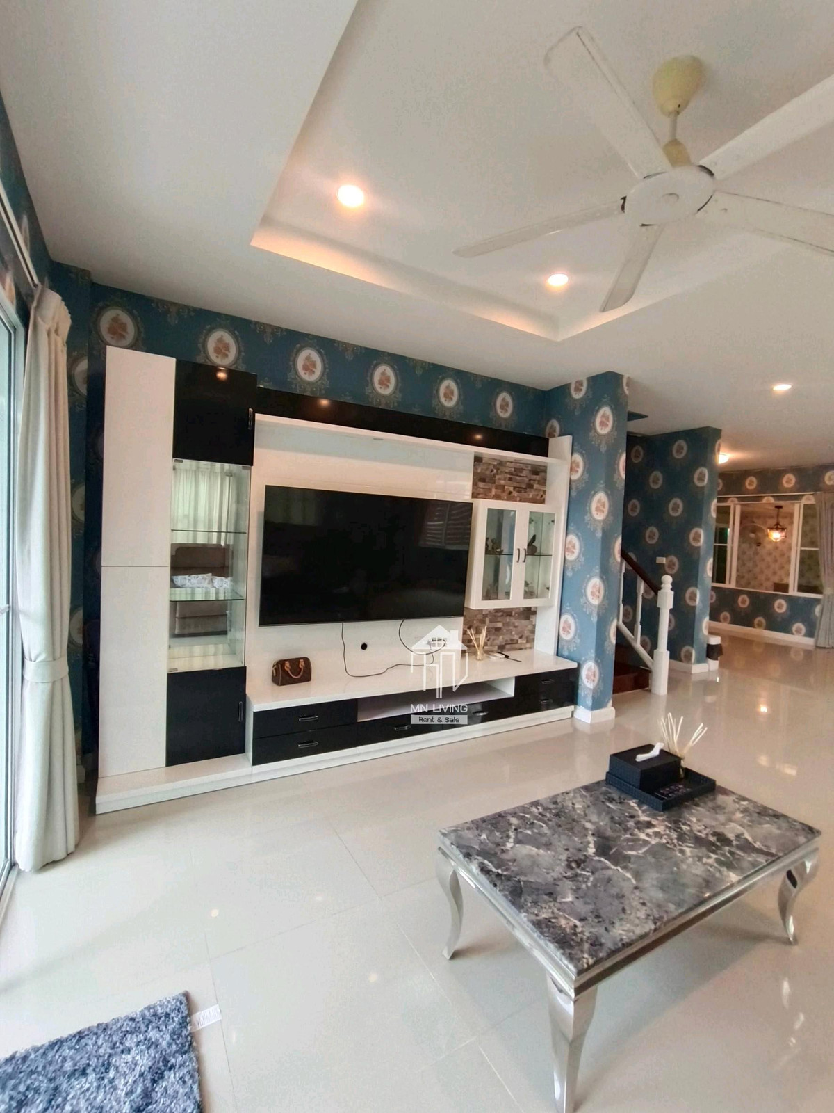 ให้เช่าบ้านปทุมธานี รังสิต ธรรมศาสตร์ : ให้เช่าบ้านเดี่ยว ทำเลดี ใกล้ ม. ธรรมศาสตร์ รังสิต ตกแต่งครบ โครงการ กฤษดา แกรนด์ พาร์ค พหลโยธิน - รังสิต