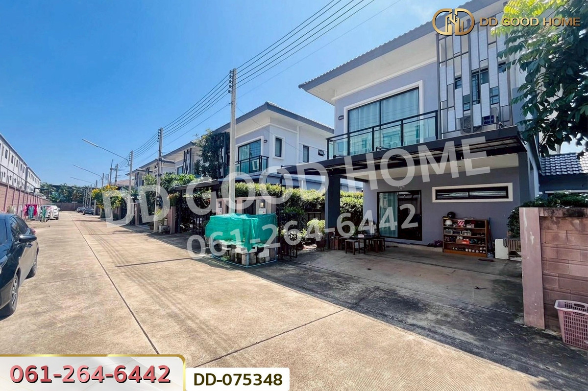 ขายปทุมธานี รังสิต ธรรมศาสตร์ : บ้านแฝด เดอะ แพลนท์ วงแหวน-ลำลูกกา คลอง 5 ปทุมธานี ใกล้ตลาดมั่งมีทรัพย์ มาร์เก็ต DD-075348